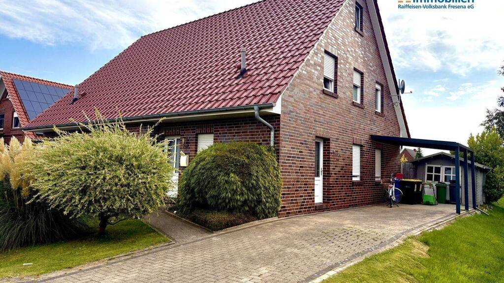 Doppelhaushälfte zum Kauf provisionsfrei 269.000 € 4 Zimmer 85 m² 299 m² Grundstück Moordorf Südbrookmerland 26624