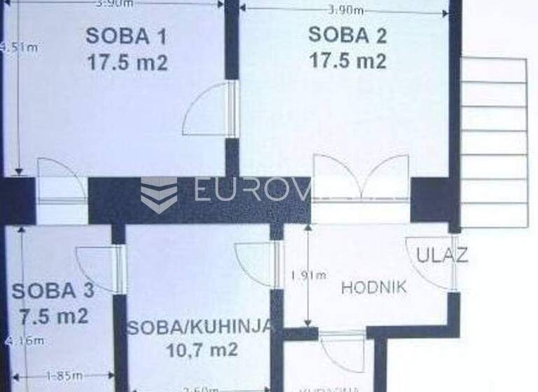 Büro zur Miete 980 € Donji grad Kralj Zvonimir