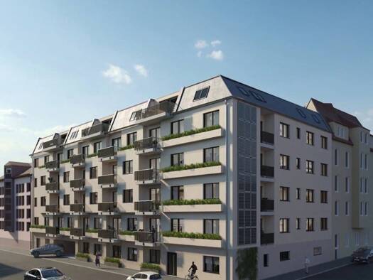 Wohnung zum Kauf - Neubau provisionsfrei 429.352 € 3 Zimmer 63,1 m² 2. Geschoss frei ab sofort Äußere Großweidenmühlstr. 16 St Johannis Nürnberg 90419