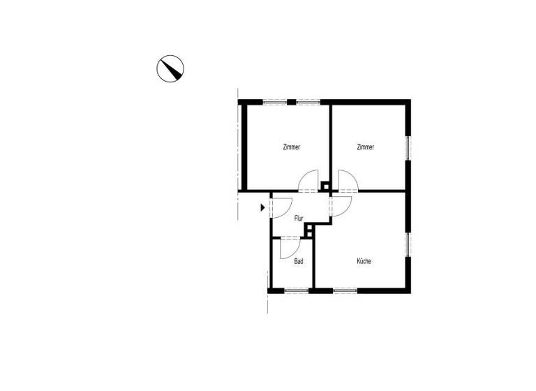 Wohnung zur Miete 238 € 2 Zimmer 50 m² 1. Geschoss Dammessiepen 12 Rathmecke Lüdenscheid 58513