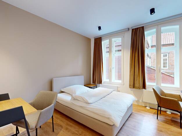Studio zur Miete Wohnen auf Zeit 1.500 € 1 Zimmer 22,5 m² frei ab 19.10.2026 Altstadt Lüneburg 21335