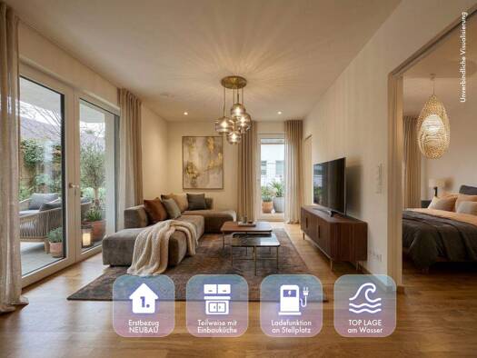 Wohnung zur Miete - Erstbezug 866 € 2 Zimmer 43,5 m² 1. Geschoss frei ab 01.04.2026 Zöbigker Straße 130 Markkleeberg 04416