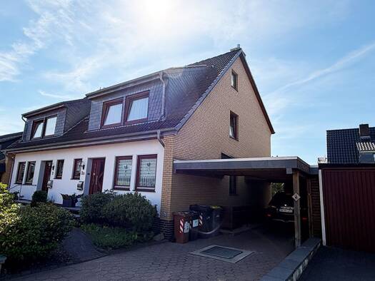 Doppelhaushälfte zum Kauf 379.000 € 4 Zimmer 117 m² 274 m² Grundstück Erichshof Weyhe 28844