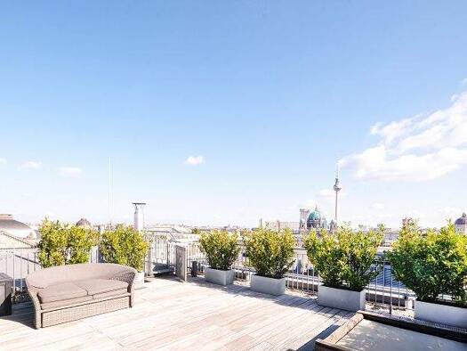 Penthouse zur Miete 8.000 € 4 Zimmer 293 m² 6. Geschoss Behrenstraße 42 Mitte Berlin 10117