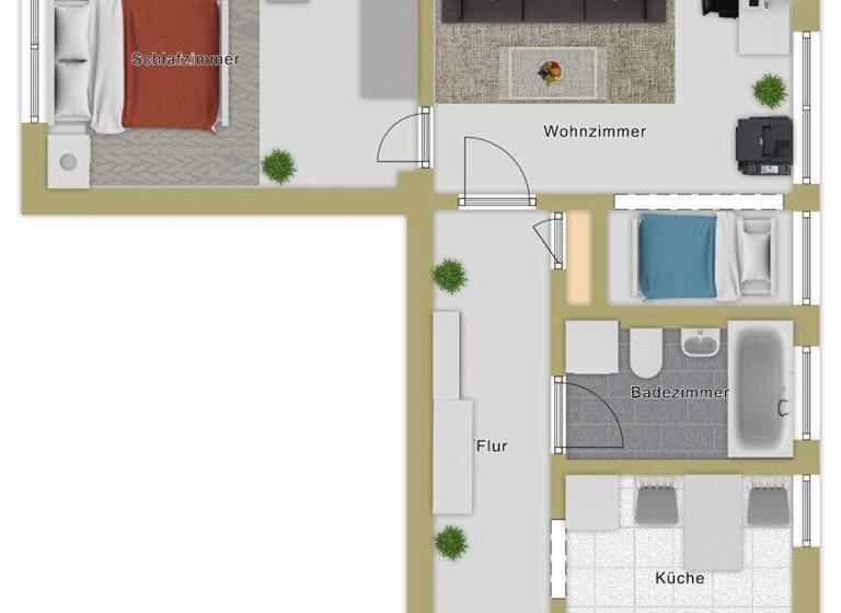 Wohnung zum Kauf 120.000 € 2 Zimmer 48 m² Senden 89250