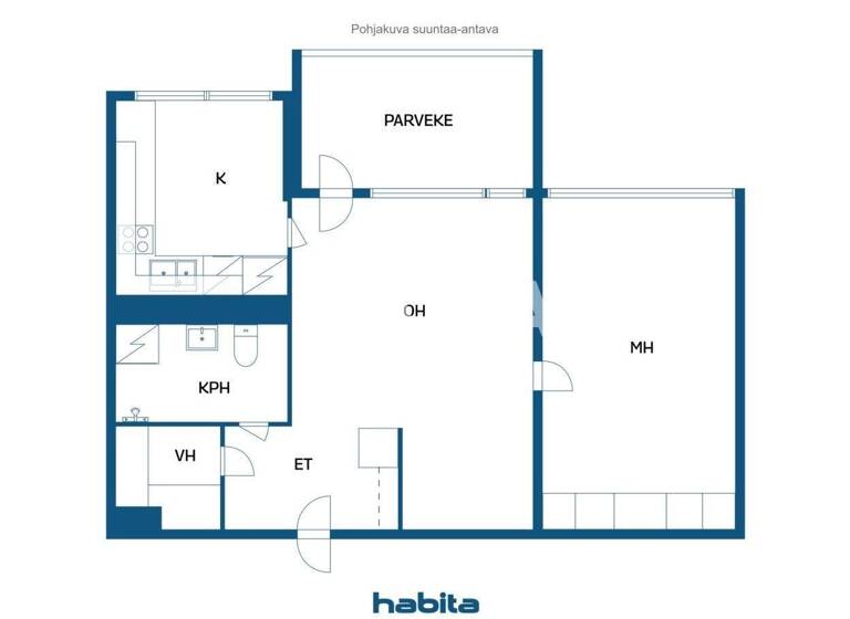 Studio zum Kauf 139.000 € 2 Zimmer 48 m² 13. Geschoss Keskikatu 6 Kerava 04200