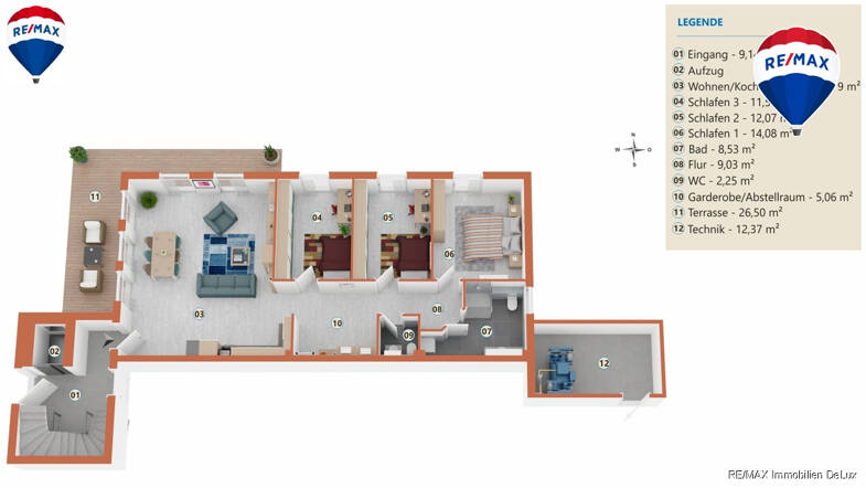 Wohnung zum Kauf - Neubau 379.000 € 4 Zimmer 103 m² Perl Perl / Oberperl 66706