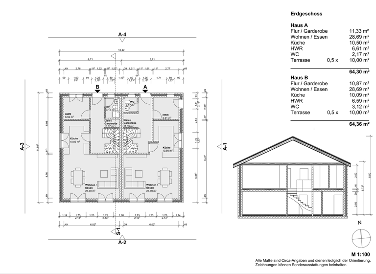Haus zum Kauf - Erstbezug provisionsfrei 419.000 € 4 Zimmer 120 m² 412 m² Grundstück Garstedt 21441