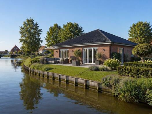 Bungalow zum Kauf - Erstbezug provisionsfrei 399.500 € 2 Zimmer 95 m² 300 m² Grundstück Conrebbersweg Emden 26721