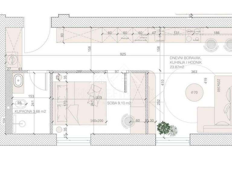 Wohnung zum Kauf 200.000 € 1 Zimmer 36 m² 1. Geschoss Tresnjevka, Tresnjevka - Sjever Stara Tresnjevka