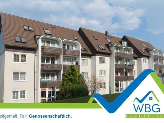 Wohnung zur Miete 351 € 2 Zimmer 58,5 m² frei ab sofort Ziegelstraße 29 Ehrenfriedersdorf 09427