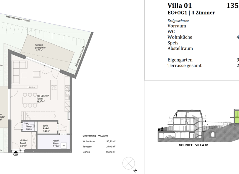 Wohnung zum Kauf 939.000 € 4 Zimmer 135,9 m² Brunn am Gebirge 2345