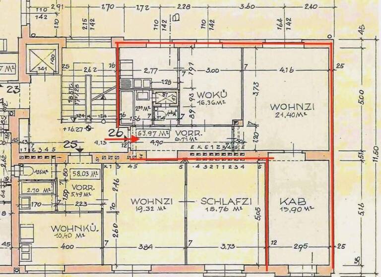 Wohnung zum Kauf 189.000 € 2 Zimmer 64 m² 5. Geschoss Wien 1100