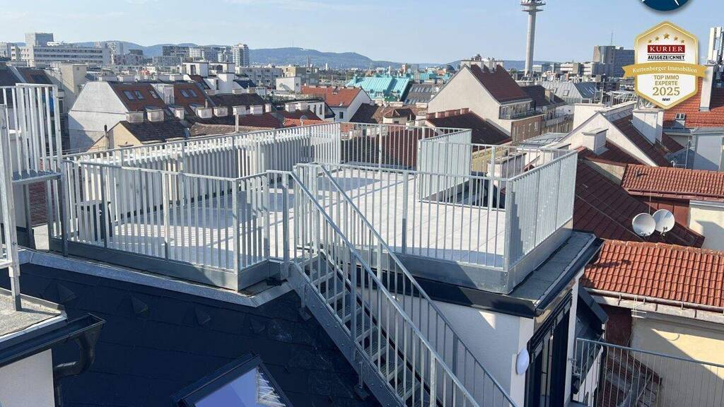 Terrassenwohnung zur Miete - Erstbezug 2.220 € 4,5 Zimmer 130 m² 6. Geschoss Wien 1100