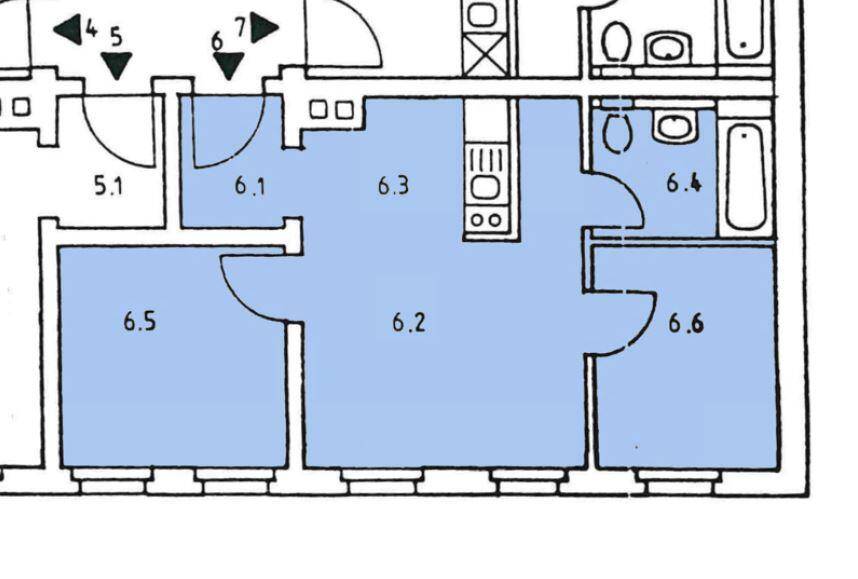 Leerstehende 3 Zimmer Wohnung auch für Eigennutzer geeignet – Dorotheenstr. 12, 9113 Chemnitz – Vorschaubild 2