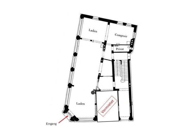 Ladenfläche zur Miete 135 m² Verkaufsfläche teilbar ab 135 m² Süd Stuttgart, Mitte 70178