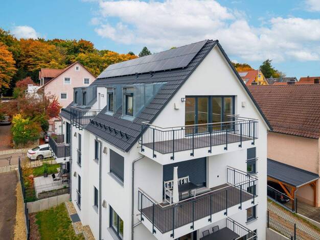 Wohnung zum Kauf - Erstbezug provisionsfrei 645.200 € 3 Zimmer 97,6 m² 2. Geschoss Siebenbürgener Straße 26 Konradsiedlung-Wutzlhofen Regensburg 93057