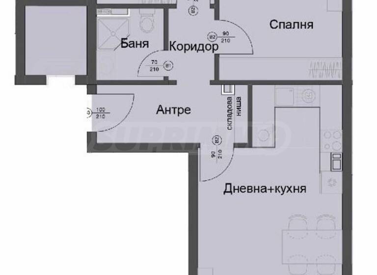 Studio zum Kauf 269.720 € 3 Zimmer 117,3 m² Sofia