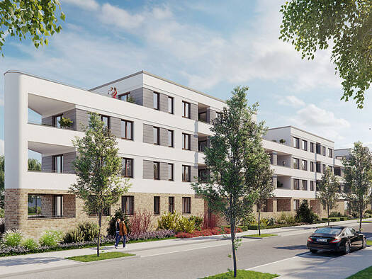 Wohnung zur Miete 1.153 € 2 Zimmer 79,5 m² 3. Geschoss Franklin-D.-Roosevelt-Straße 25 Käfertal Mannheim 68309