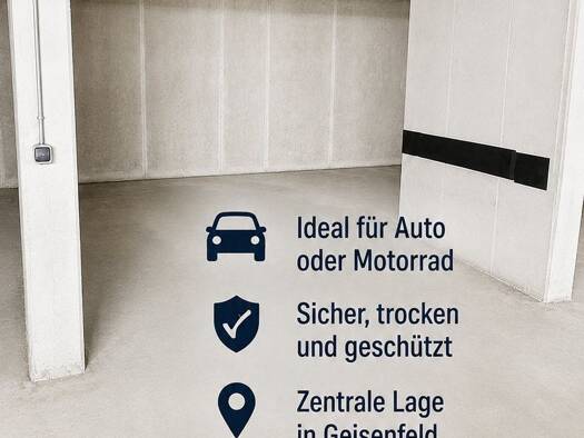 Tiefgarage zur Miete provisionsfrei 70 € 6 m² Geisenfeld Geisenfeld 85290