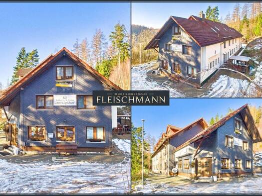 Gastronomie/Hotel zum Kauf provisionsfrei 370.000 € 258,3 m² Gastrofläche 2.352 m² Grundstück Am Köpfchen 1 Rotterode 98587