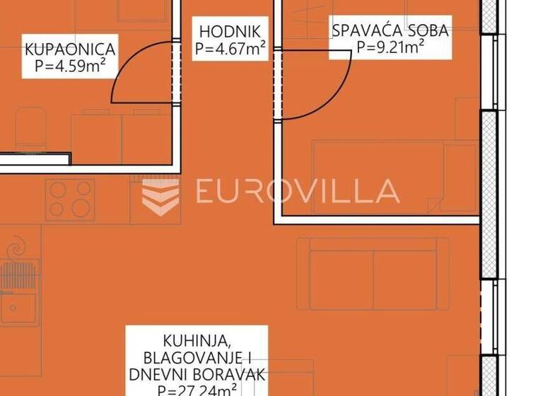 Wohnung zum Kauf 212.949 € 2 Zimmer 65 m² 2. Geschoss Povljana Povljana