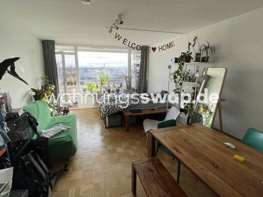 Wohnung zur Miete Tauschwohnung 870 € 1 Zimmer 35 m² 8. Geschoss Untergiesing-Harlaching München 81547