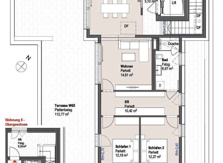 Penthouse zum Kauf provisionsfrei 1.470.300 € 3 Zimmer 99,5 m² Aigen I Salzburg - Aigen 5020