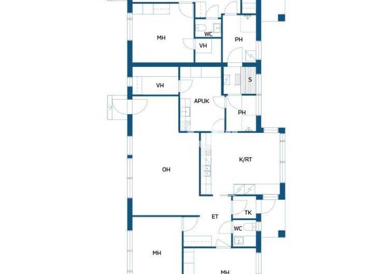 Einfamilienhaus zum Kauf 169.000 € 5 Zimmer 160 m² 1.330 m² Grundstück Tuomikuja Kouvola 45700
