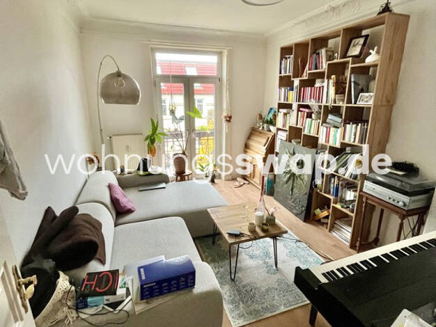 Studio zur Miete Tauschwohnung 520 € 2 Zimmer 50 m² 4. Geschoss Winterhude Hamburg 22299