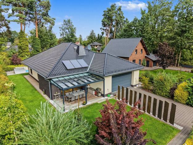 Bungalow zum Kauf 850.000 € 3 Zimmer 160 m² 1.278 m² Grundstück Eggersdorf Petershagen/Eggersdorf 15345
