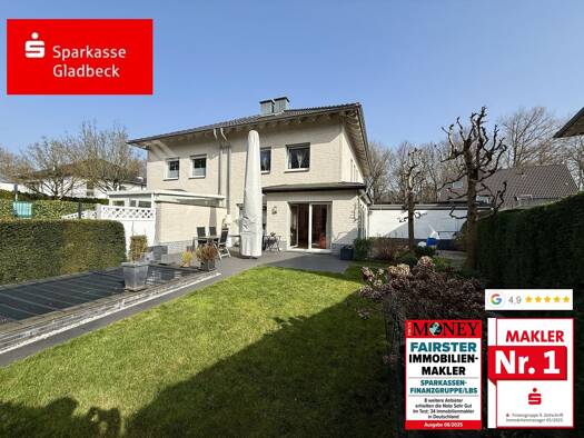 Doppelhaushälfte zum Kauf 585.000 € 4 Zimmer 153 m² 388 m² Grundstück Rentfort-Nord Gladbeck 45966