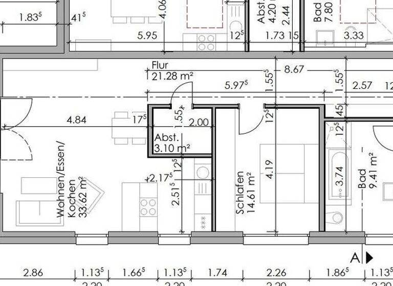 Wohnung zur Miete - Erstbezug 1.350 € 3 Zimmer 105,3 m² 3. Geschoss frei ab sofort Hadamar 65589