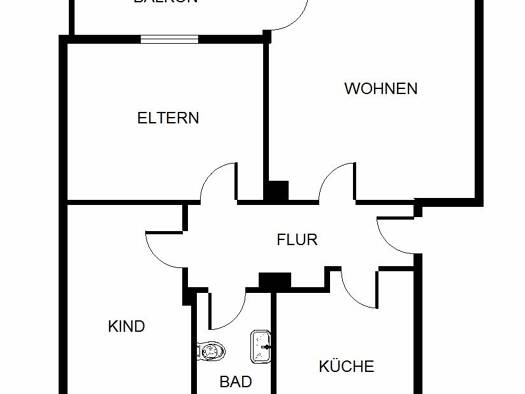 Wohnung zur Miete 479 € 3 Zimmer 67,2 m² 1. Geschoss Heihoffsweg 14 Hassel Gelsenkirchen 45896
