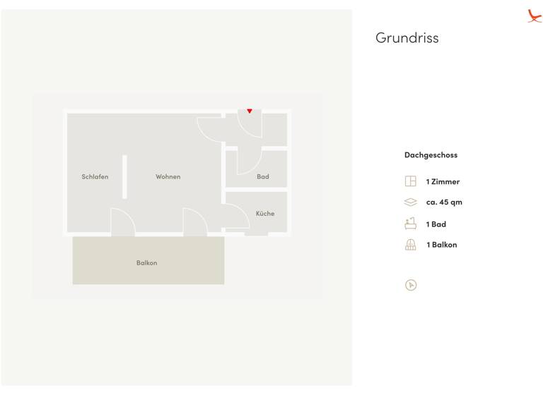 Wohnung zum Kauf 415.000 € 1 Zimmer 45,3 m²<br/>Wohnfläche Dachgeschoss, 4.<br/>Geschoss Tiergarten Berlin 10785