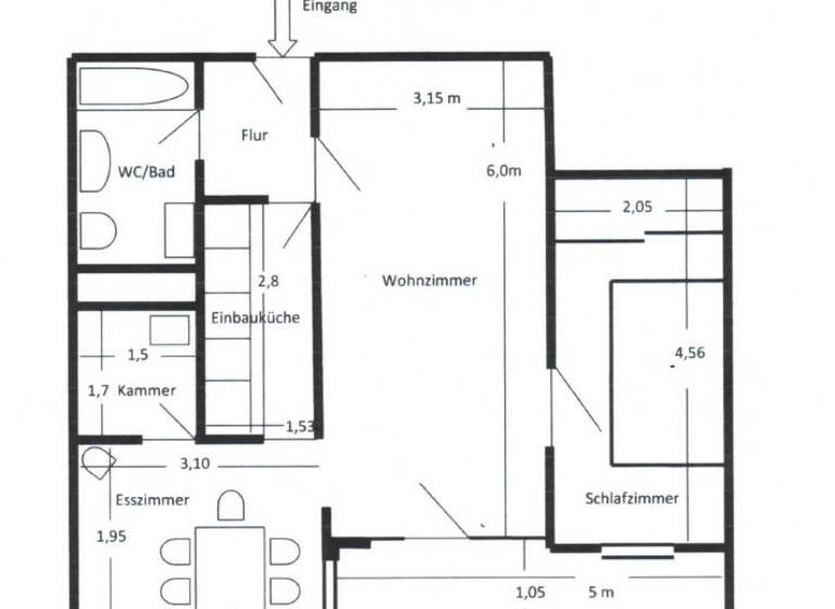 Wohnung zum Kauf 153.500 € 2 Zimmer 50 m²<br/>Wohnfläche 1.<br/>Geschoss Zollhaus Nürnberg 90471