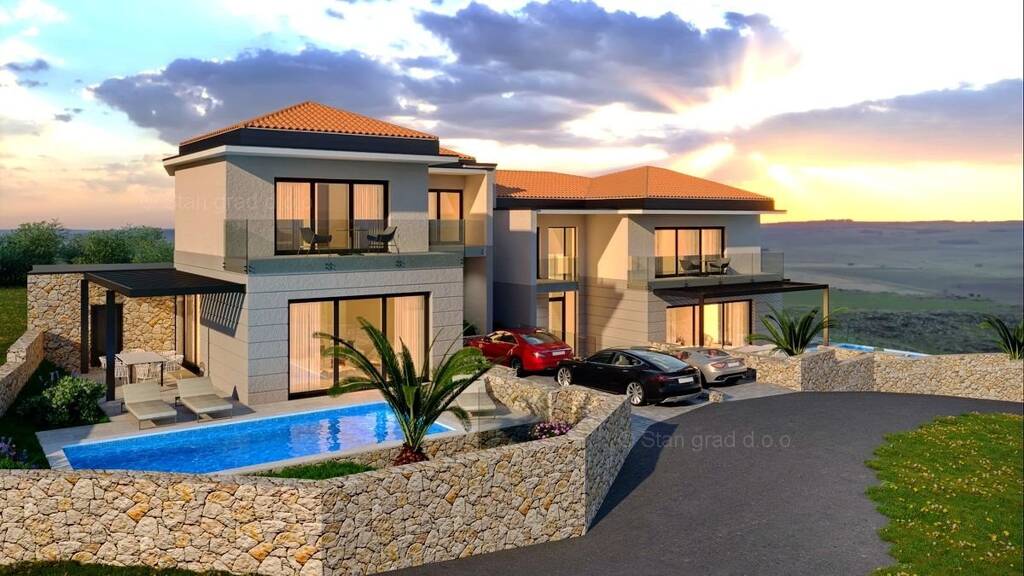 Einfamilienhaus zum Kauf 880.000 € 5 Zimmer 187 m² 110 m² Grundstück Vrbnik 51516