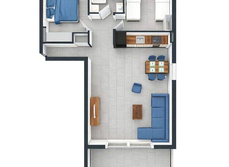 Penthouse zum Kauf - Erstbezug 369.000 € 3 Zimmer 88,9 m² 1. Geschoss Privlaka 23233