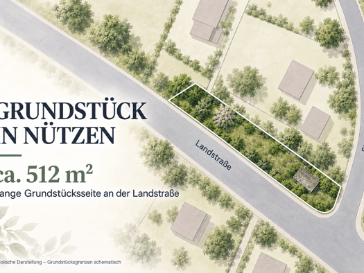 Grundstück zum Kauf provisionsfrei 39.000 € 512 m² Grundstück frei ab 01.10.2026 Nützen 24568