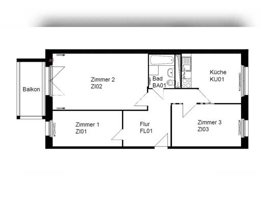 Wohnung zur Miete nur mit Wohnberechtigungsschein Tauschwohnung 490 € 3 Zimmer 69 m² 1. Geschoss Drewitz Potsdam 14480