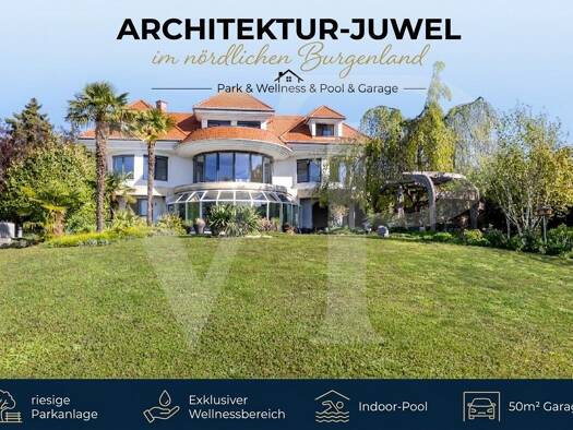 Villa zum Kauf 1.800.000 € 8 Zimmer 325,3 m² 3.090 m² Grundstück Sankt Georgen am Leithagebirge Eisenstadt 7000