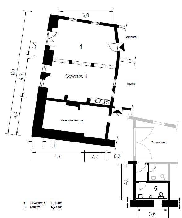 Bürofläche zur Miete 373 € 1 Zimmer 62,2 m²<br/>Bürofläche An der Liebfrauenkirche 4 Arnstadt Arnstadt 99310