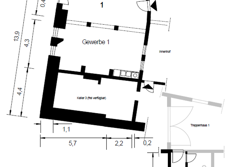 Bürofläche zur Miete 373 € 1 Zimmer 62,2 m² Bürofläche An der Liebfrauenkirche 4 Arnstadt 99310