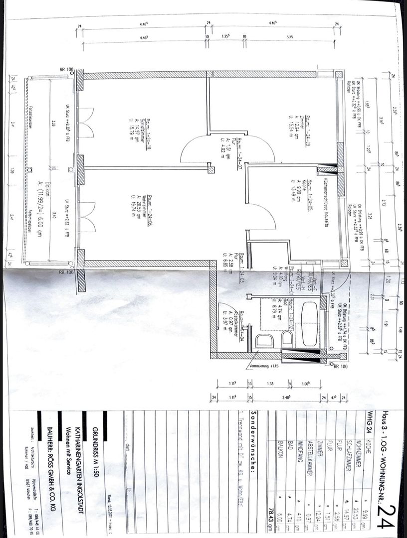 Wohnung zur Miete 600 € 3 Zimmer 78 m²<br/>Wohnfläche ab sofort<br/>Verfügbarkeit Am Katharinengarten 3 Josephsviertel Ingolstadt 85055