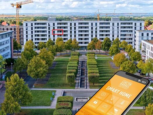 Wohnung zur Miete - Erstbezug 991 € 3 Zimmer 76,2 m² 4. Geschoss frei ab 01.01.2026 Europaplatz 8 Gispersleben Erfurt (Gispersleben) 99091