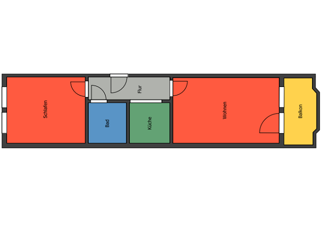 Wohnung zur Miete 270 € 2 Zimmer 49 m²<br/>Wohnfläche 3.<br/>Geschoss ab sofort<br/>Verfügbarkeit Oeffingener Staße 1 Meißen Meißen 01662