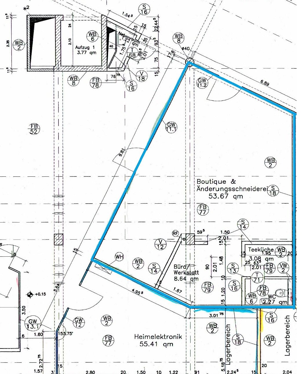 Bürogebäude zur Miete provisionsfrei 339 € 67,7 m²<br/>Bürofläche Platanenstraße 14 Lindenbergviertel Neubrandenburg 17033