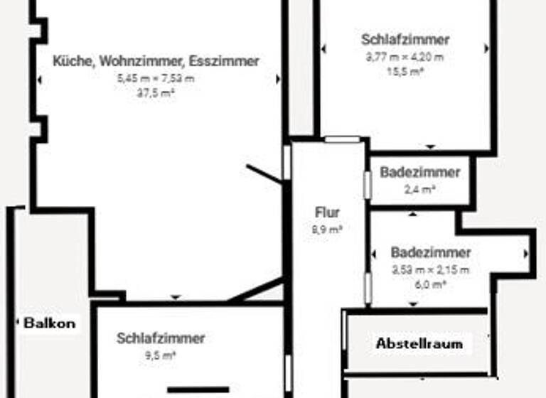 Wohnung zum Kauf 135.000 € 3,5 Zimmer 89,9 m² 5. Geschoss Dinslakener Landstraße 7 Wesel 46483