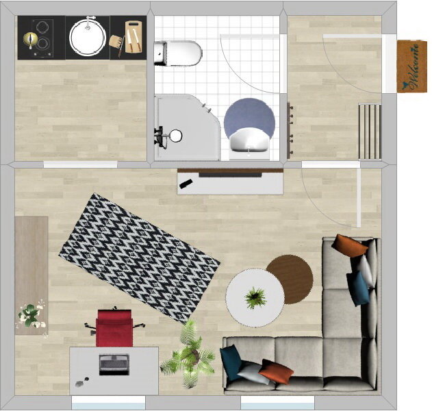 Wohnung zur Miete 154 € 1 Zimmer 26,5 m²<br/>Wohnfläche Sonnenstraße 17 Sonnenberg 214 Chemnitz 09130