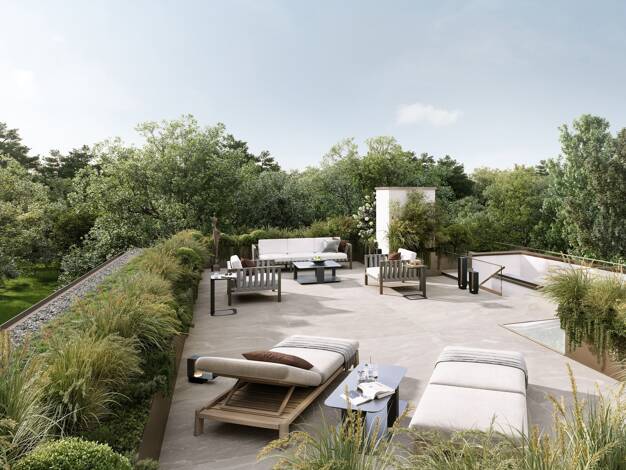 Penthouse zum Kauf - Neubau provisionsfrei 5.788.700 € 4 Zimmer 219 m² Dachgeschoss, 2. Geschoss frei ab sofort Normanneplatz 8 Bogenhausen München 81925